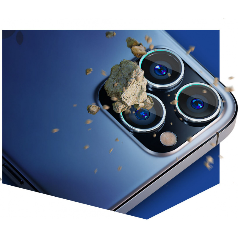 3MK Lens Protection Pro Samsung Galaxy S23 Ultra -kameran linssin suojalasi, musta