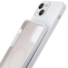 3MK Hardy Case MagSafe Apple iPhone 14 Plus / 15 Plus silikonikuori, valkoinen