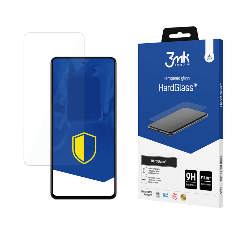 3MK HardGlass karkaistu lasi Xiaomi Redmi Note 12 5G / POCO X5 5G -näytönsuojus, 3MK4657