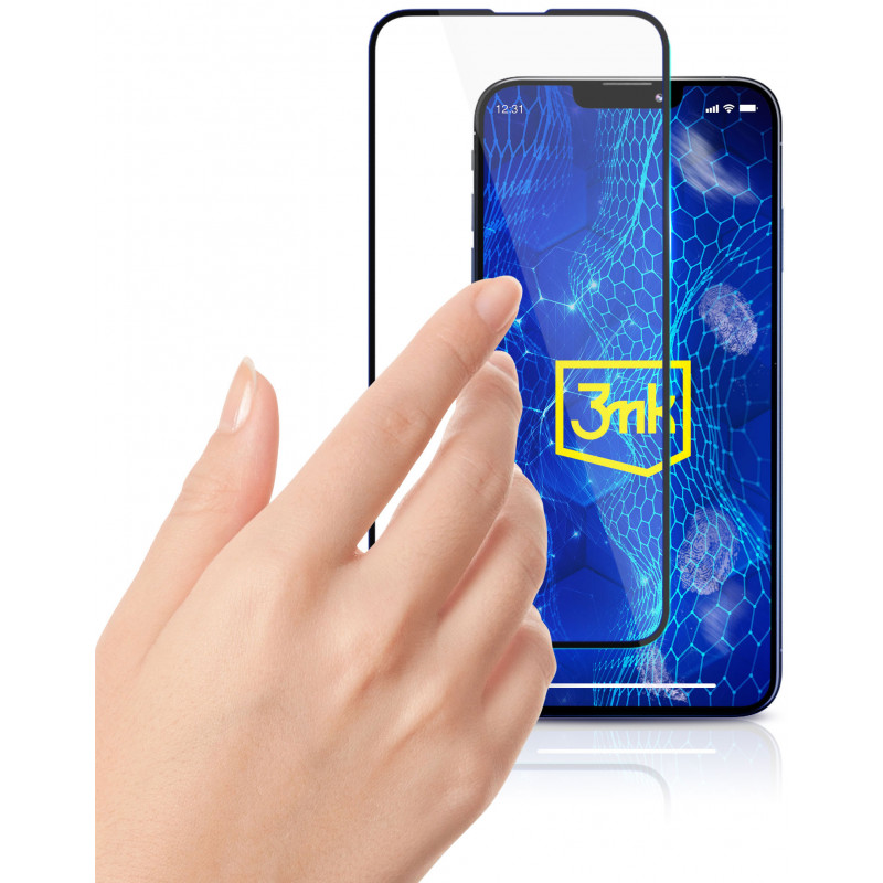 3MK HardGlass Max Lite Oppo Find X6 Pro karkaistu lasi näytönsuoja, musta, 3MK4884