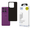 3MK Matt Case suojakotelo Motorola Edge 60 Pro -puhelimelle, mattamusta