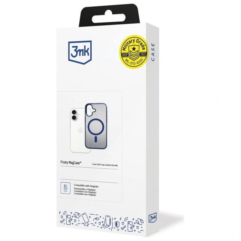 3MK Frosty MagCase Apple iPhone 17 -suojakuori, sininen