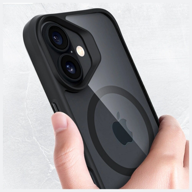 3MK Satin Armor MagCase Apple iPhone 17 -suojakotelo, musta