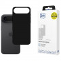 3MK Silicone Case -suojakotelo Apple iPhone Air -puhelimelle, musta