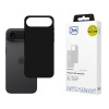 3MK Silicone Case -suojakotelo Apple iPhone Air -puhelimelle, musta