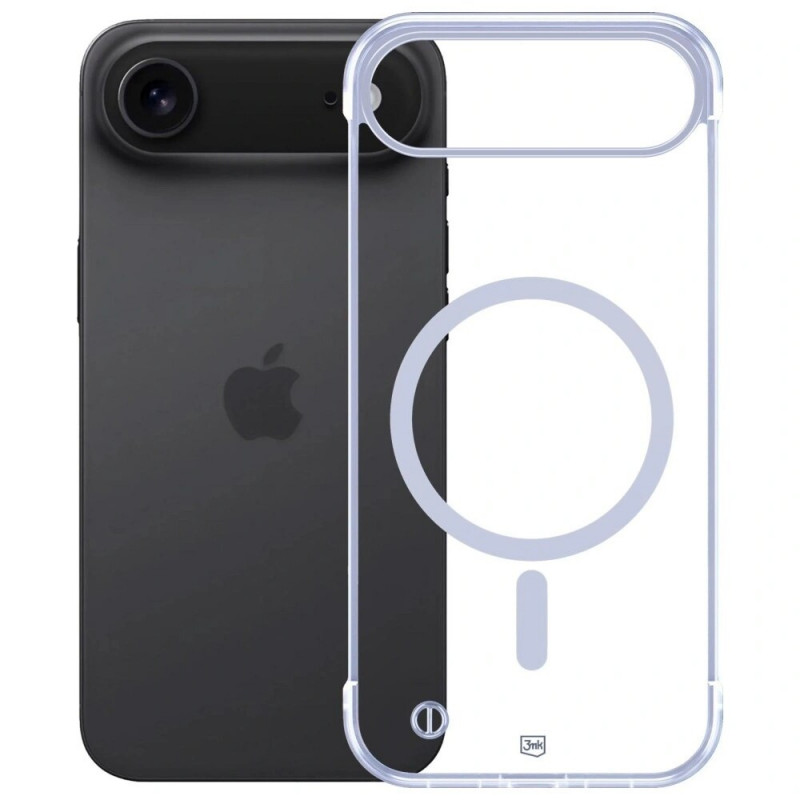 3MK Just20g MagCase -kuori Apple iPhone Air -puhelimelle, läpinäkyvä