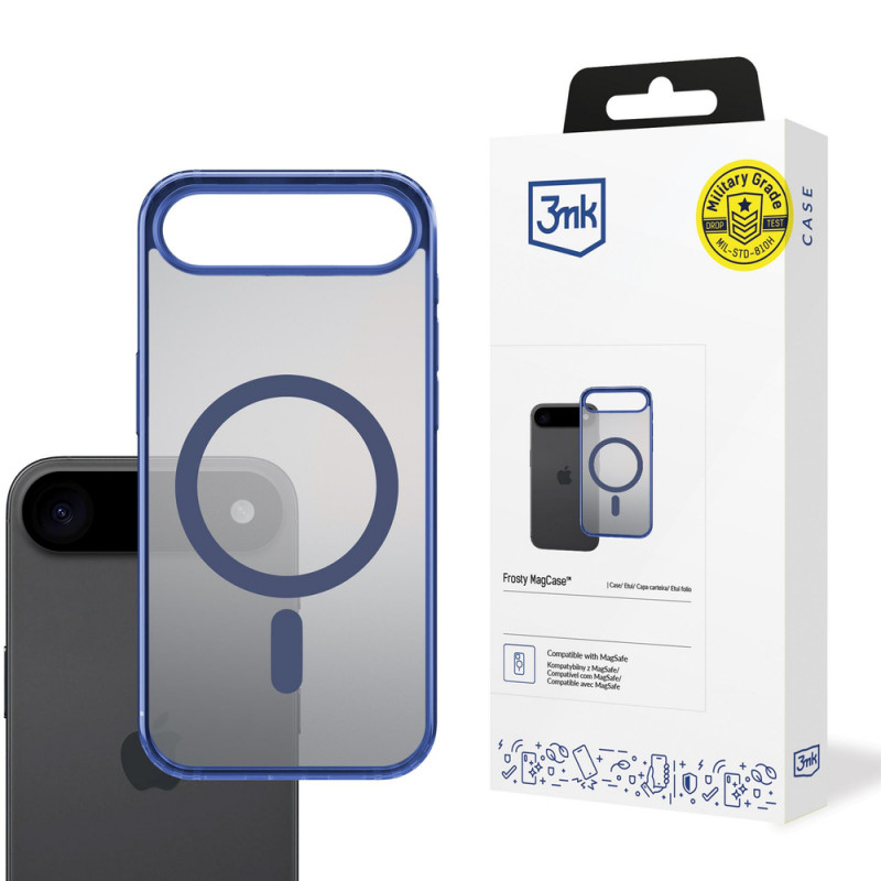 3MK Frosty MagCase Apple iPhone Air -suojakotelo, sininen