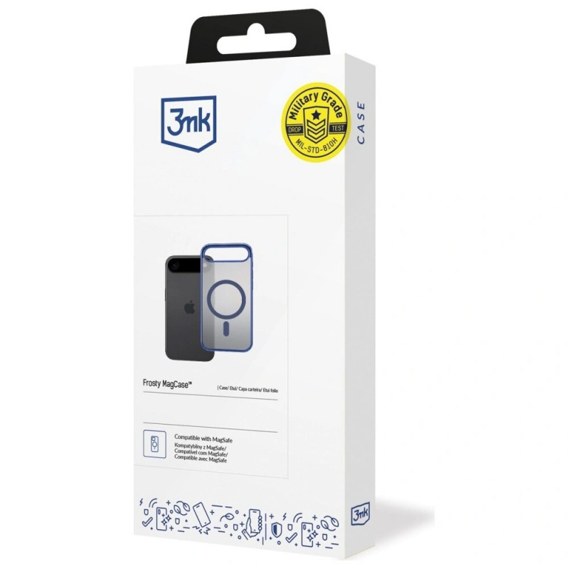 3MK Frosty MagCase Apple iPhone Air -suojakotelo, sininen