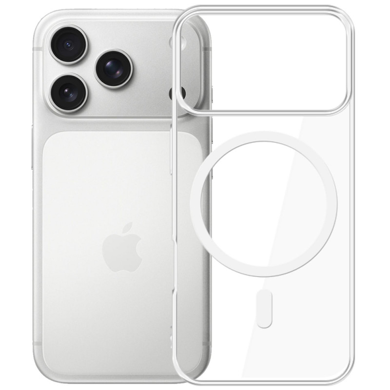 3MK Clear MagCase -kuori Apple iPhone 17 Pro -puhelimelle, läpinäkyvä