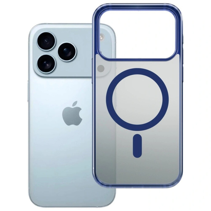 3MK Frosty MagCase Apple iPhone 17 Pro -suojakotelo, sininen