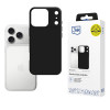 3MK Matt Case Pro -suojakotelo Apple iPhone 17 Pro -puhelimelle, mattamusta