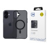 3MK Smoke Matt MagCase -kuori Apple iPhone 17:lle, musta