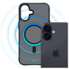 3MK Smoke Matt MagCase -kuori Apple iPhone 17:lle, musta
