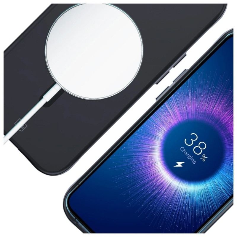 3MK Smoke Matt MagCase -kuori Apple iPhone 17:lle, musta