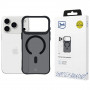 3MK Smoke Matt MagCase -suojakotelo Apple iPhone 17 Pro -puhelimelle, musta