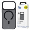 3MK Smoke Matt MagCase -suojakotelo Apple iPhone 17 Pro -puhelimelle, musta