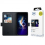 3MK Wallet Case Apple iPhone 17 -puhelimelle, musta