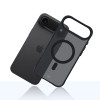 3MK Smoke Matt MagCase -suojakotelo Apple iPhone Air -puhelimelle, musta