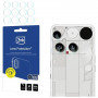 3MK Lens Protection Nothing Phone (3) -kameran linssinsuoja (4 kpl)