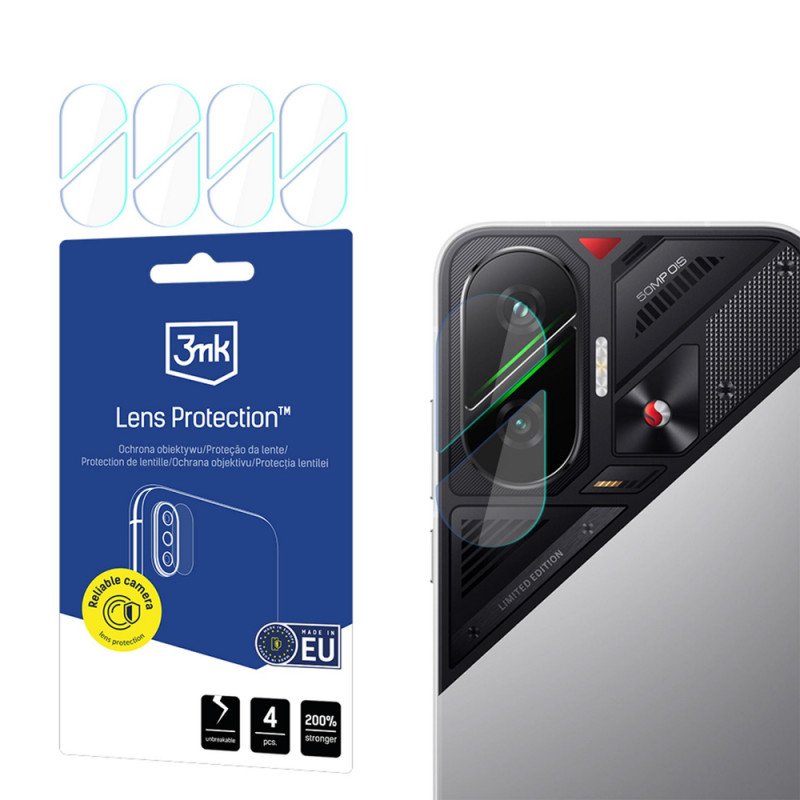 3MK Lens Protection -kameran linssinsuoja Xiaomi Poco F7 -puhelimelle (4 kpl)