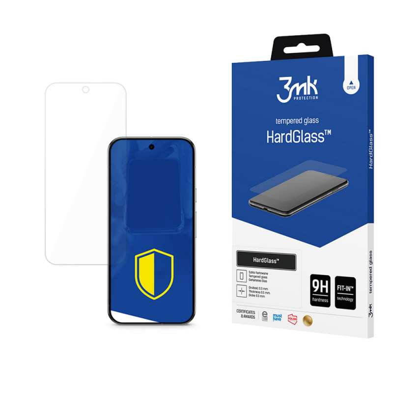 3MK HardGlass karkaistu lasi Google Pixel 10 / 10 Pro -puhelimelle