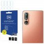 3MK Lens Protection -kameran linssinsuojus Samsung Galaxy M36:lle (4 kpl)