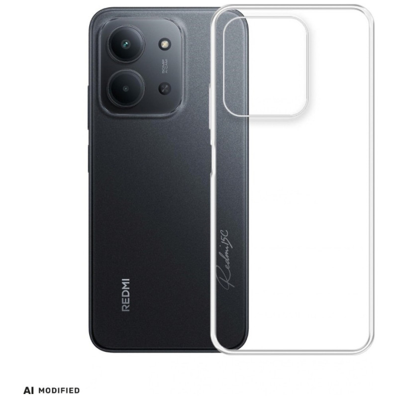3MK Clear Case suojakuori Redmi 15C 4G / 5G (171 mm) / Poco C85 4G -puhelimelle, läpinäkyvä