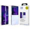 3MK Armor Case suojakotelo Samsung Galaxy Z Flip7:lle, läpinäkyvä