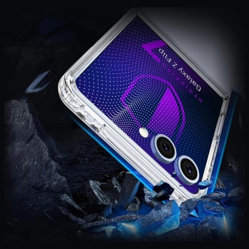 3MK Armor Case suojakotelo Samsung Galaxy Z Flip7:lle, läpinäkyvä