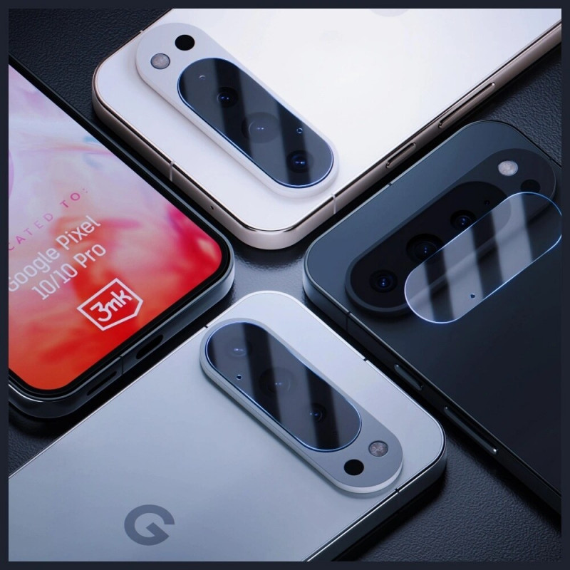 3MK Lens Protection -kameran linssinsuoja Google Pixel 10 Pro -puhelimelle (4 kpl)