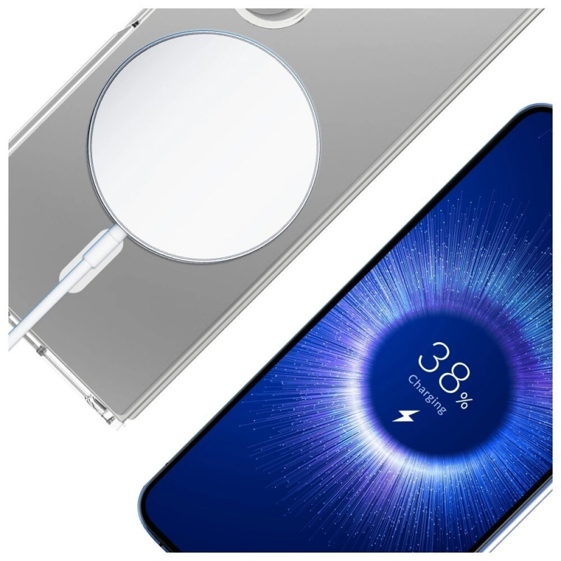 3MK Armor MagCase suojakotelo Samsung Galaxy Z Fold7 -puhelimelle, läpinäkyvä