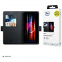 3MK Wallet Case punainen? ei - musta kotelo Redmi Note 15 4G / 5G -puhelimelle