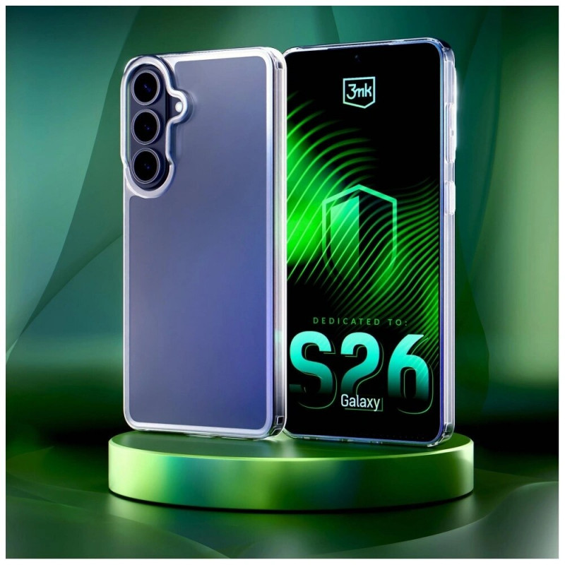 3MK Armor Case -suojakuori Samsung Galaxy S26 -puhelimelle, läpinäkyvä