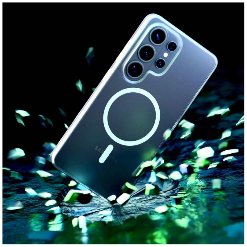 3mk Clear MagCase Samsung Galaxy S26 Ultra suojakotelo, läpinäkyvä