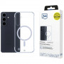 3mk Just20g MagCase Samsung Galaxy S26 suojakotelo, läpinäkyvä