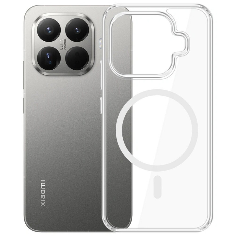 3MK Armor MagCase Xiaomi 15T Pro 5G -älypuhelimen kuori, läpinäkyvä