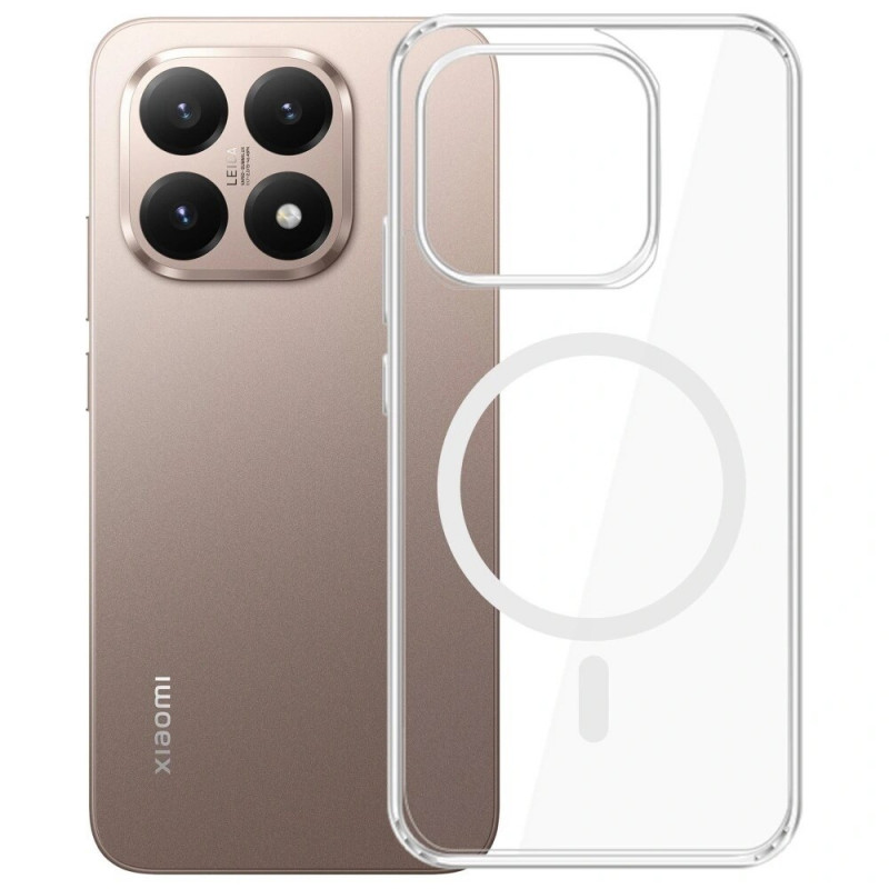3MK Armor MagCase Xiaomi 15T 5G -älypuhelimen kuori, läpinäkyvä