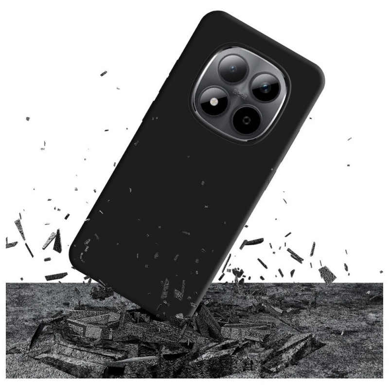3MK Matt Case Pro Redmi Note 15 Pro -älypuhelinkotelo, musta