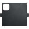 3MK Wallet Case OnePlus 15 5G -älypuhelinkotelo, musta