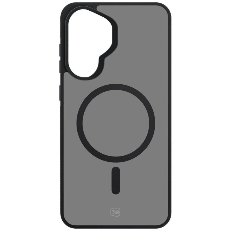 3MK Smoke MagCase Samsung Galaxy A37 -älypuhelimen kuori, savunmusta