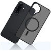 3MK Smoke MagCase Samsung Galaxy A37 -älypuhelimen kuori, savunmusta