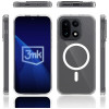 3MK Armor MagCase suojakuori OnePlus 15 5G -puhelimelle, läpinäkyvä