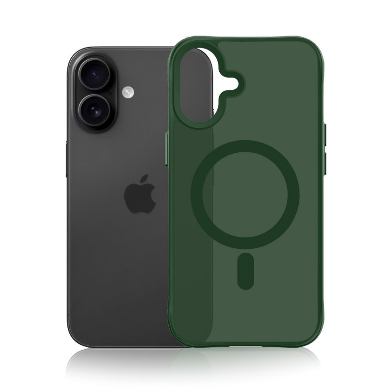 3MK Smoke MagCase Apple iPhone 16 Pro -suojakotelo, vihreä