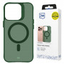3MK Smoke MagCase Apple iPhone 16 Pro Max -suojakuori, vihreä
