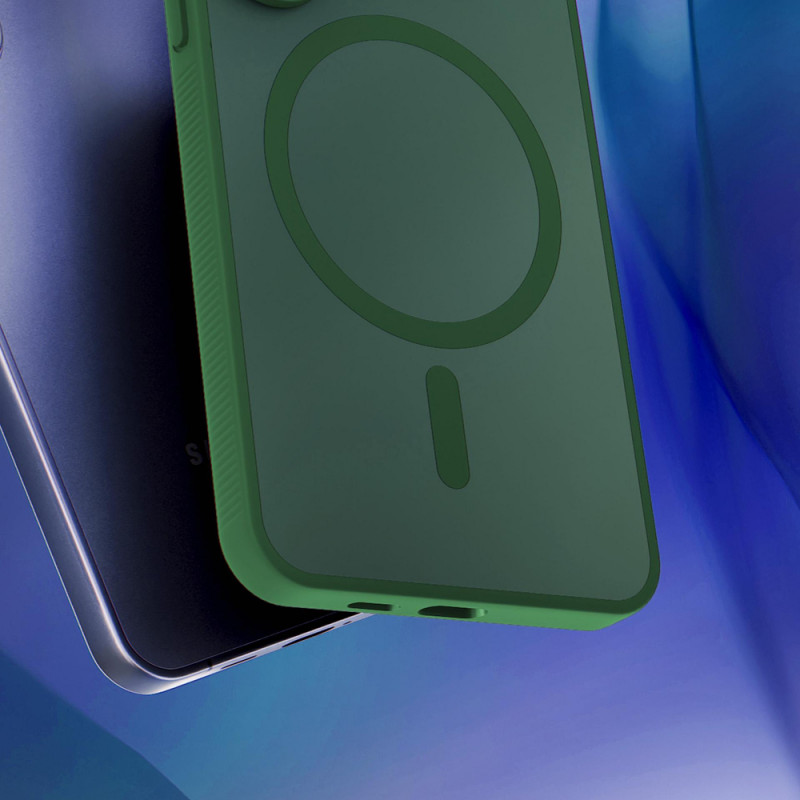 3MK Smoke MagCase Apple iPhone 16 Pro Max -suojakuori, vihreä