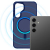 3MK Smoke MagCase suojakotelo Samsung Galaxy S24 -puhelimelle, sininen