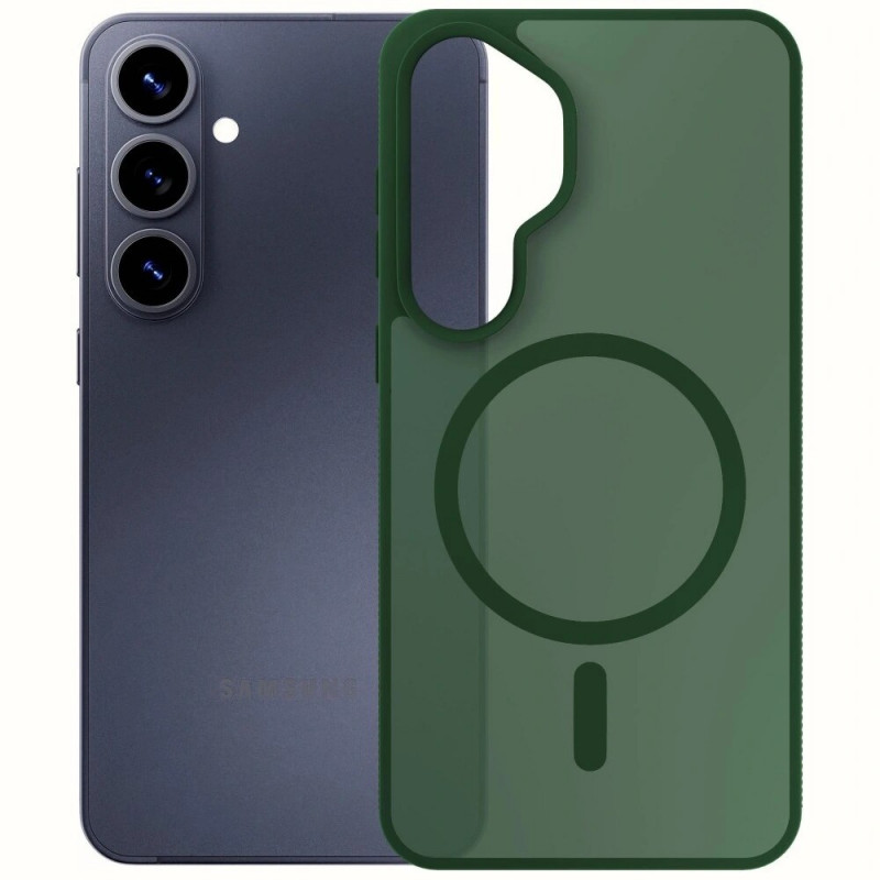 3MK Smoke MagCase suojakotelo Samsung Galaxy S26+:lle, vihreä