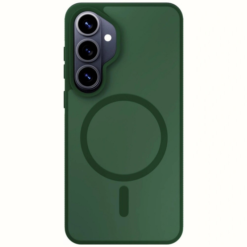 3MK Smoke MagCase suojakotelo Samsung Galaxy S26+:lle, vihreä