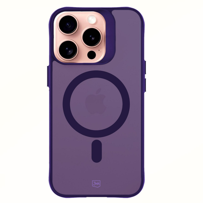 3MK Smoke MagCase Apple iPhone 16 Pro Max -puhelimelle, violetti