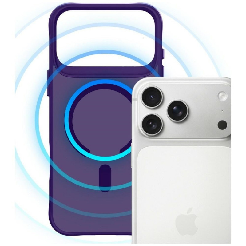 3MK Smoke MagCase Apple iPhone 17 Pro -suojakotelo, violetti